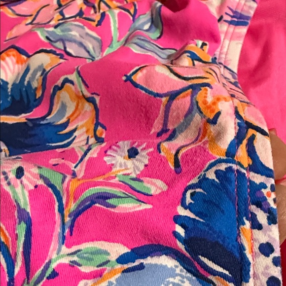 Lilly Pulitzer Pink Floral Halter One-Piece Swimsuit - Picture 7 of 12
